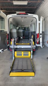 Loading mechanism for CPR Medical Transport vehicle
